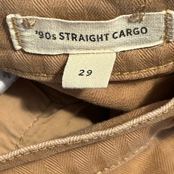 Madewell The Garment-Dyed '90s Straight Cargo Pant in Sand Dune Women's 29 - Picture 15 of 16